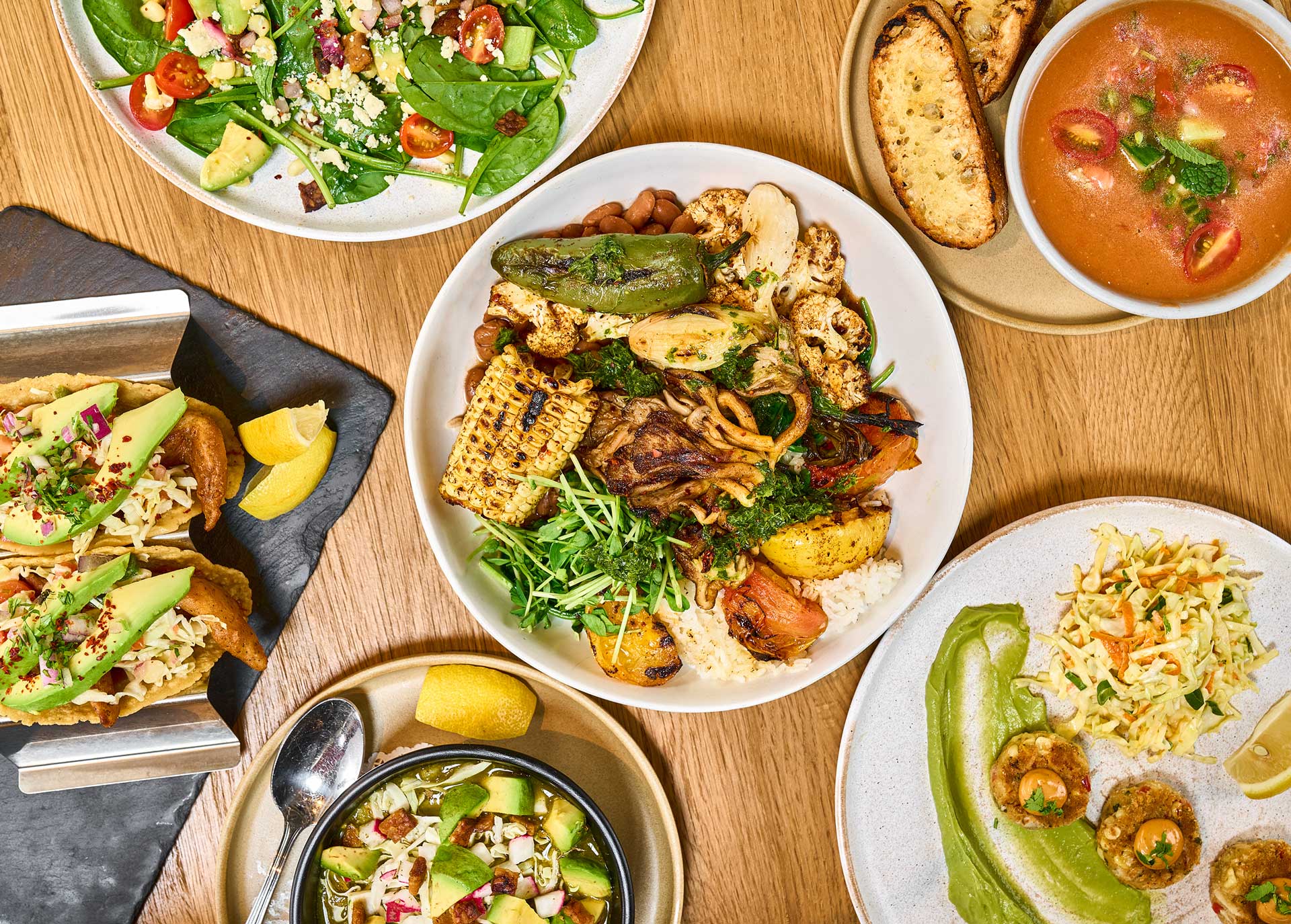 vegan mexican menu items at Gracias Madre