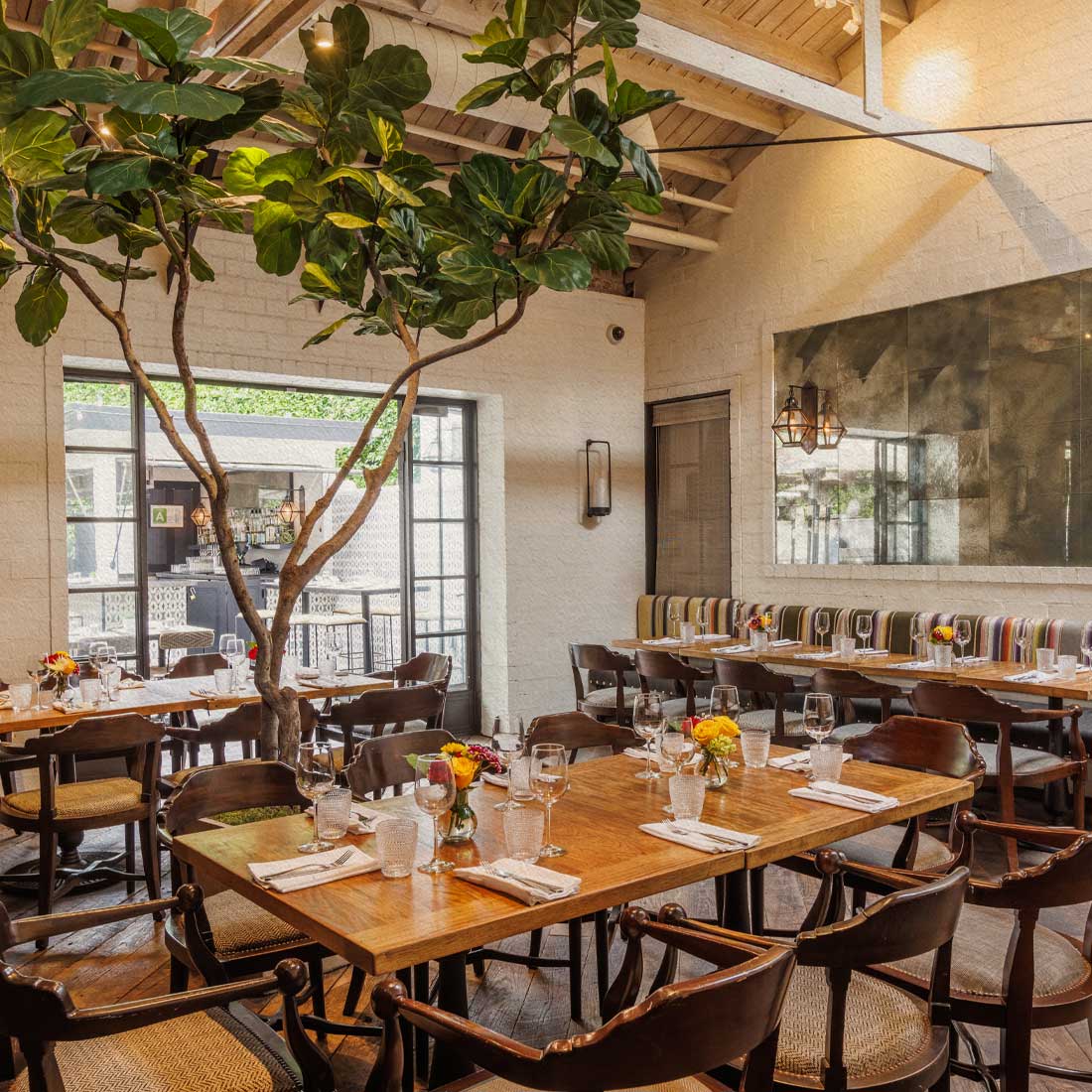 Private half dining room event space